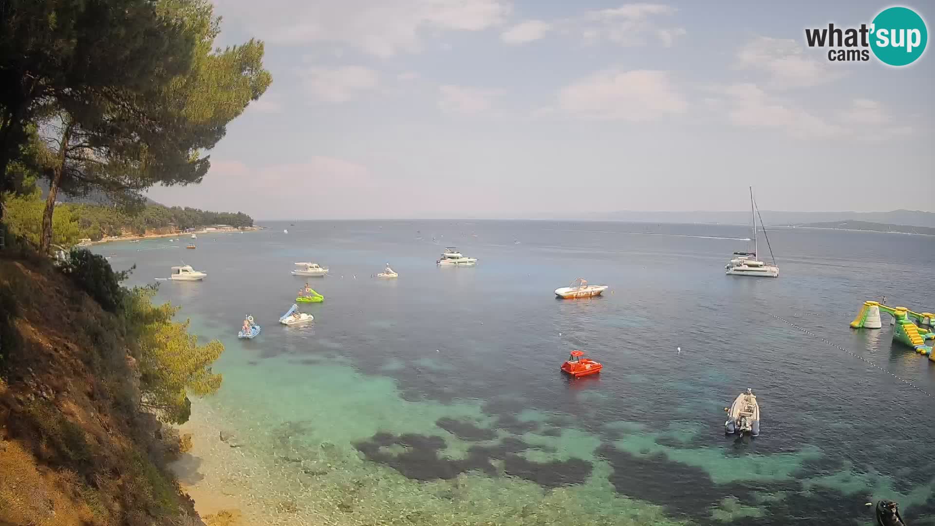 Webcam Strand Potočine Bol – Liveblick auf Borak Beach, Insel Brač