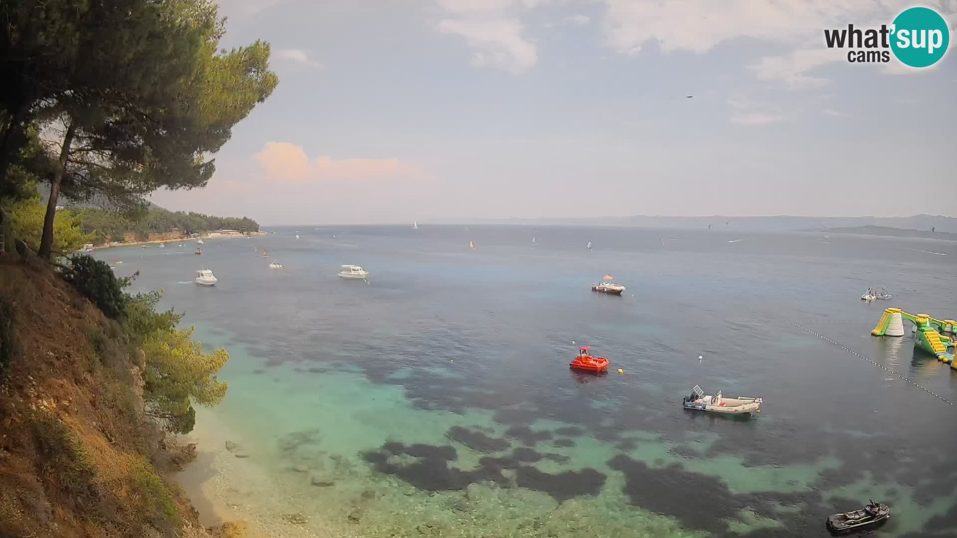 Webcam Playa Potočine Bol – Vista en vivo de Borak Beach, Isla de Brač
