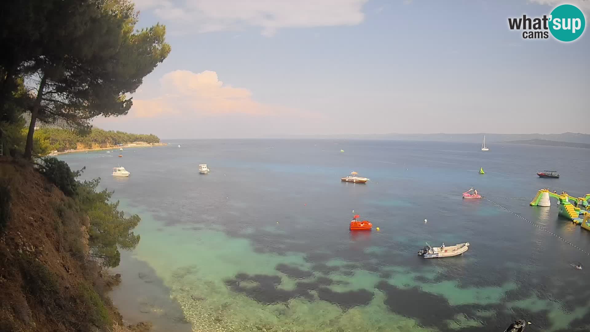 Webcam Potočine Beach Bol – Live View of Borak Beach, Brač Island