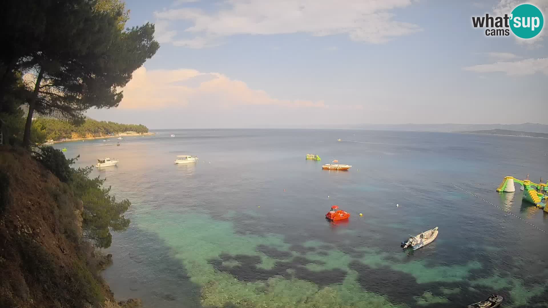 Webcam Playa Potočine Bol – Vista en vivo de Borak Beach, Isla de Brač