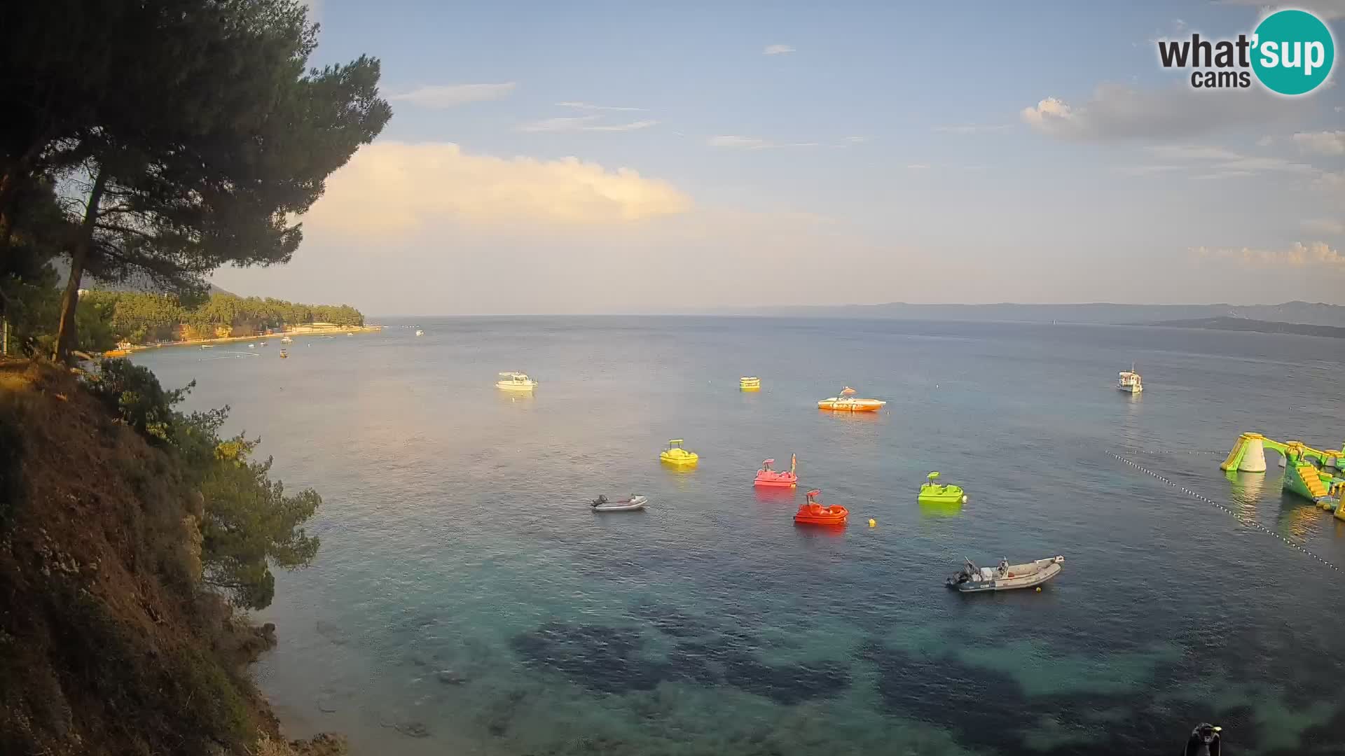 Webcam Potočine Beach Bol – Live View of Borak Beach, Brač Island