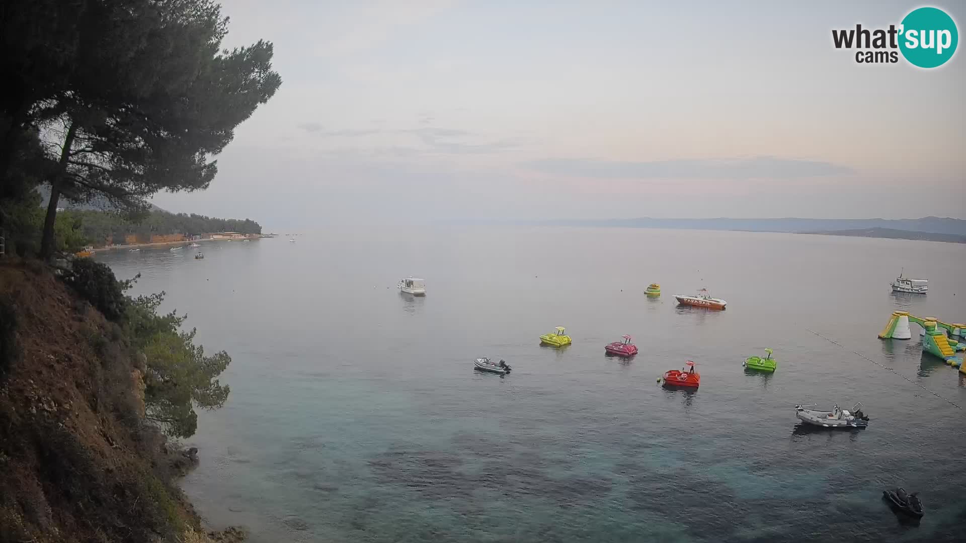 Webcam Potočine Beach Bol – Live View of Borak Beach, Brač Island