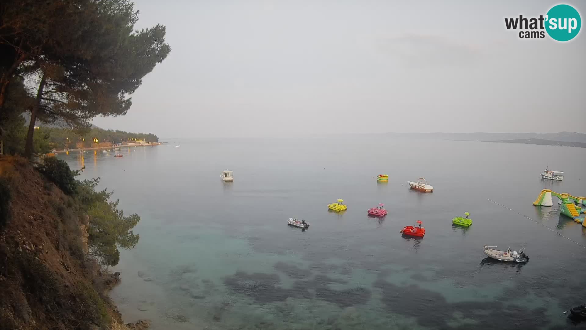 Webcam Strand Potočine Bol – Liveblick auf Borak Beach, Insel Brač