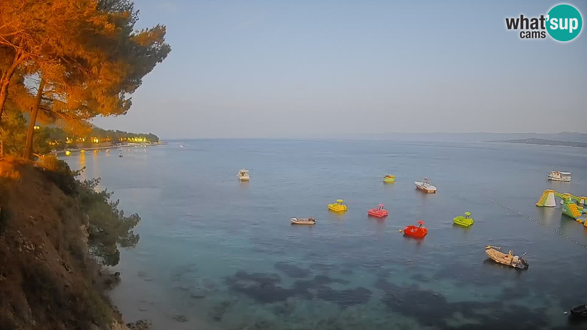 Webcam Playa Potočine Bol – Vista en vivo de Borak Beach, Isla de Brač