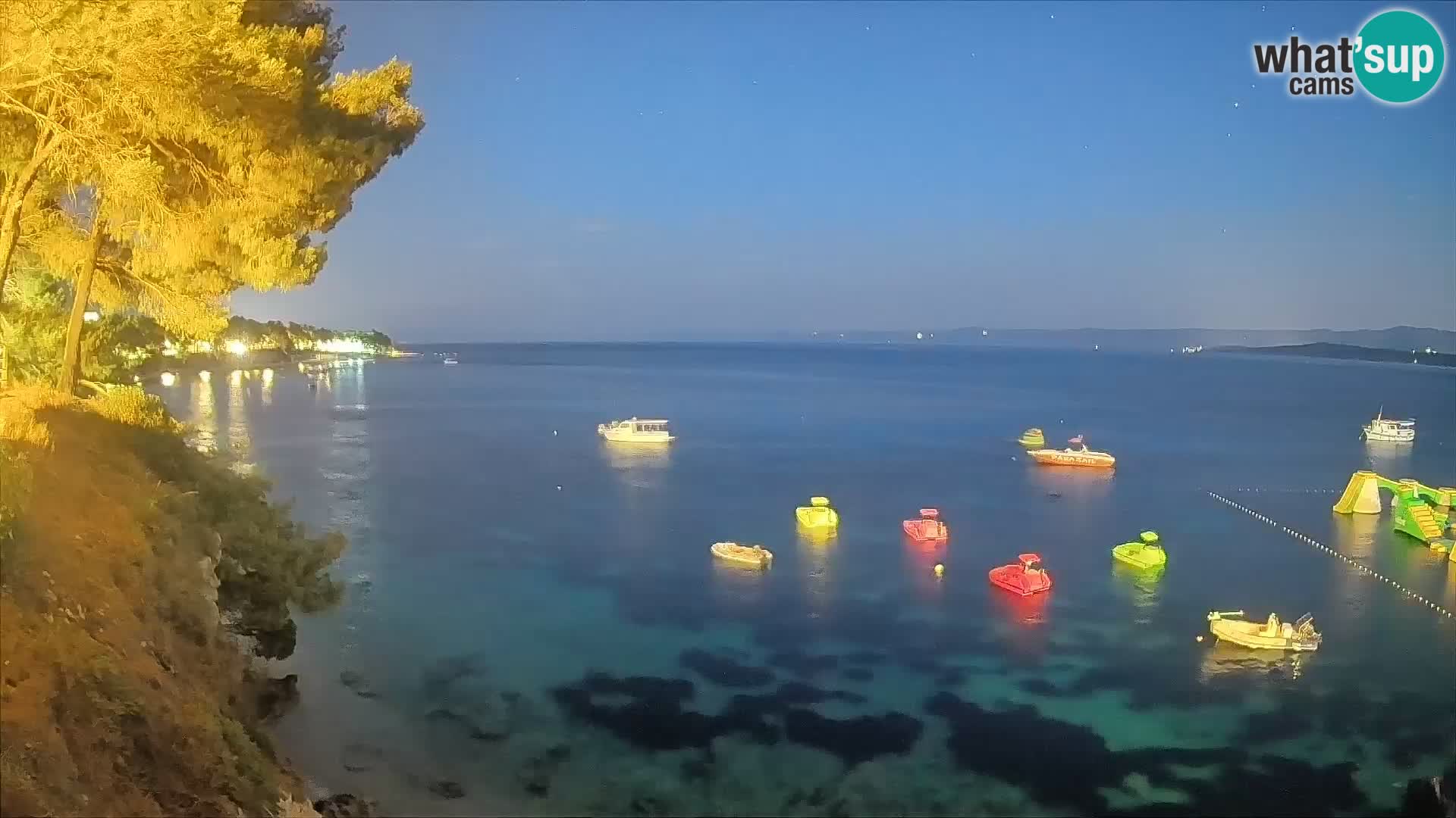 Webcam Potočine Beach Bol – Live View of Borak Beach, Brač Island