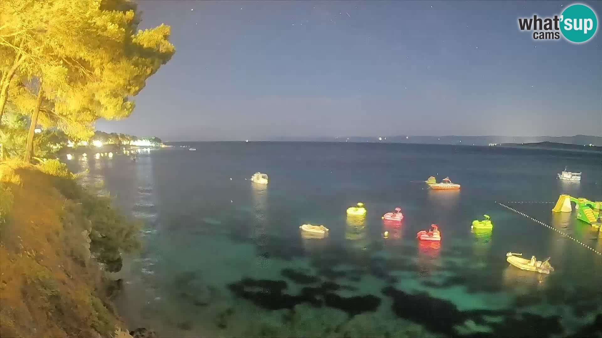Webcam plage Potočine Bol – Vue en direct sur Borak Beach, île de Brač