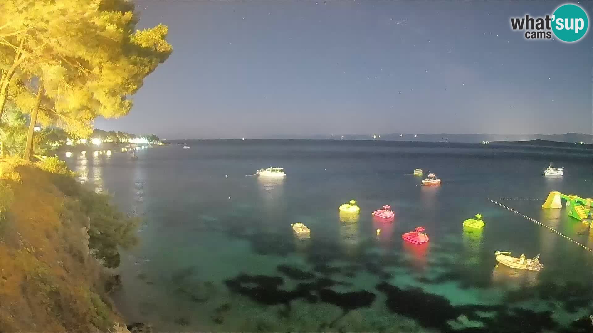 Webcam Playa Potočine Bol – Vista en vivo de Borak Beach, Isla de Brač