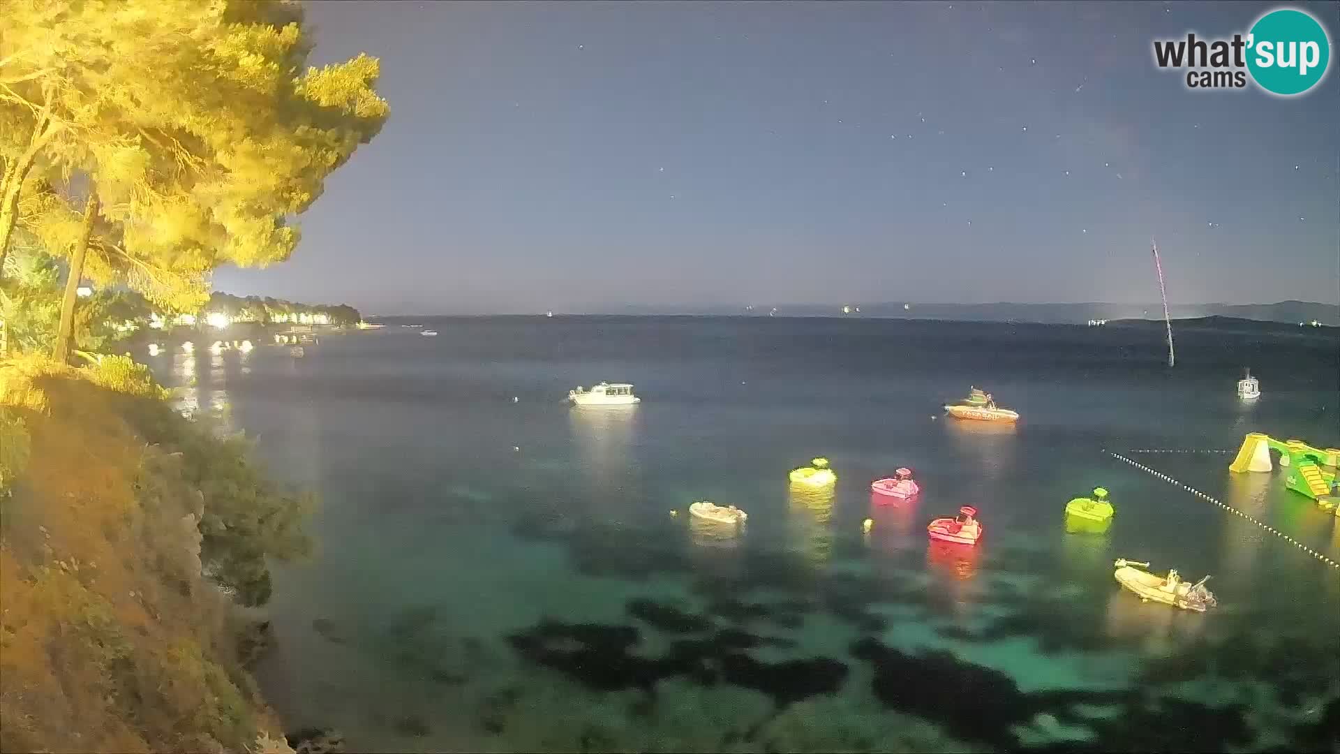 Webcam Strand Potočine Bol – Liveblick auf Borak Beach, Insel Brač