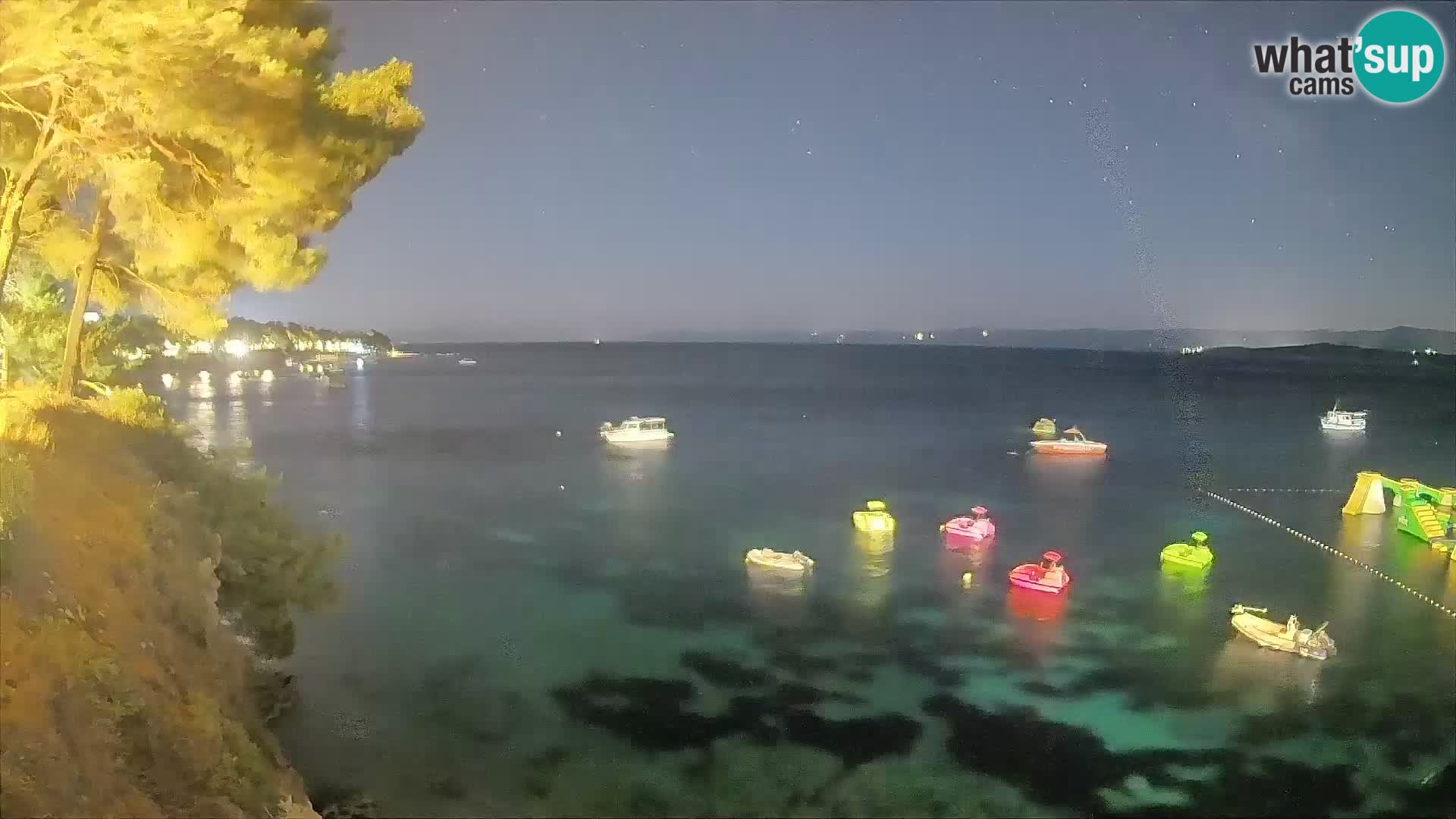 Webcam plage Potočine Bol – Vue en direct sur Borak Beach, île de Brač
