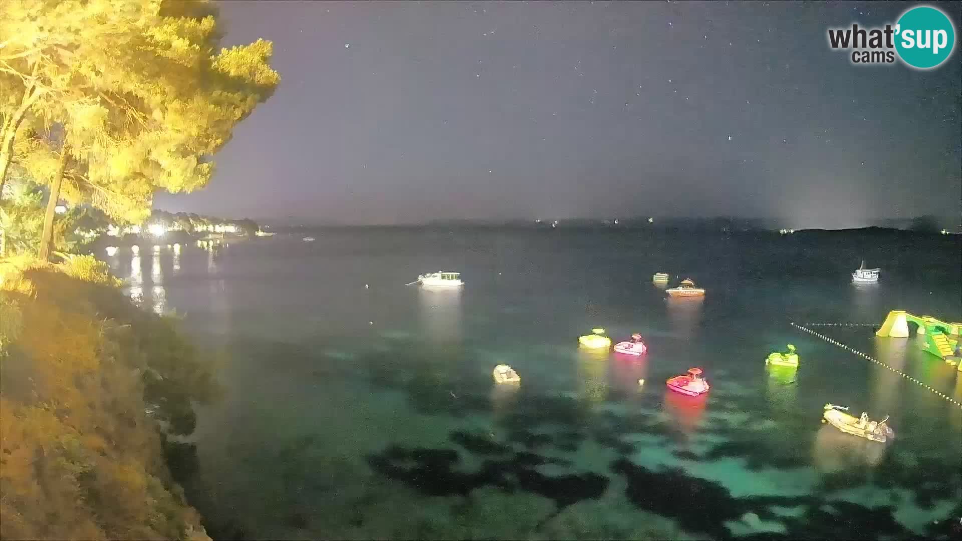 Webcam plage Potočine Bol – Vue en direct sur Borak Beach, île de Brač