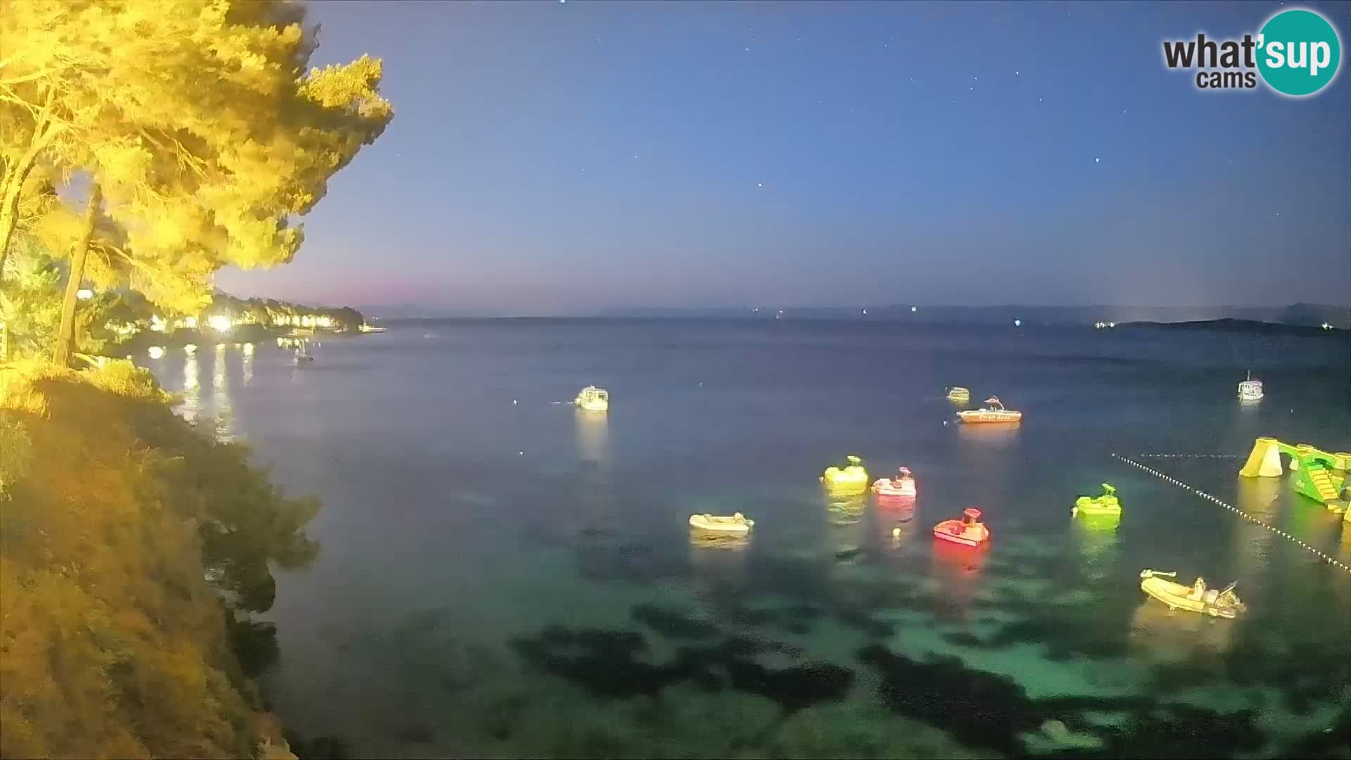 Webcam plage Potočine Bol – Vue en direct sur Borak Beach, île de Brač
