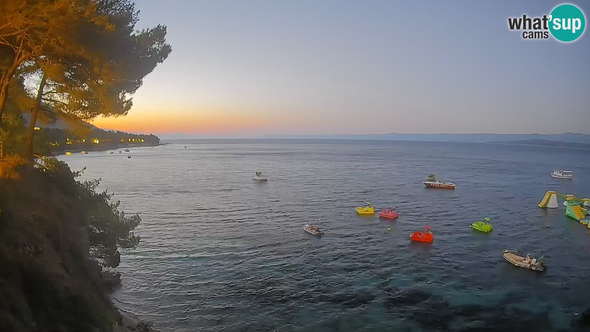 Webcam Strand Potočine Bol – Liveblick auf Borak Beach, Insel Brač