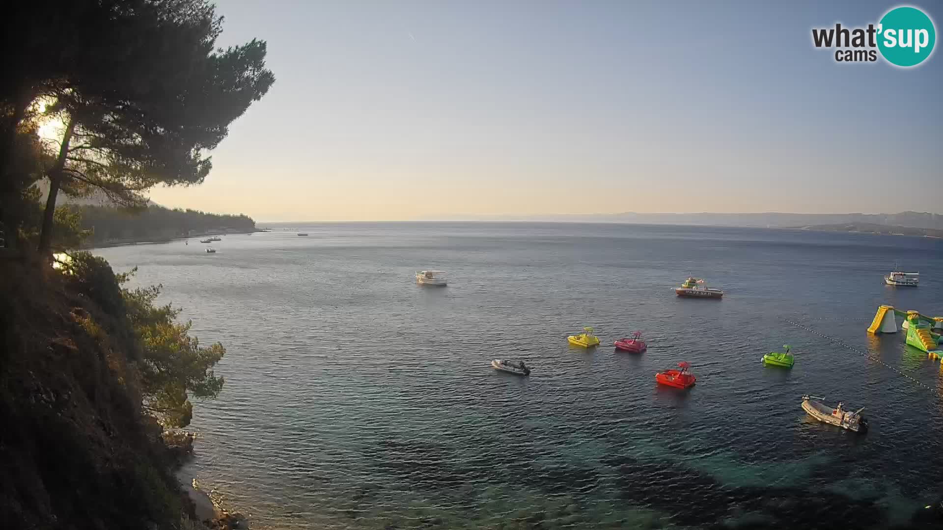 Webcam Playa Potočine Bol – Vista en vivo de Borak Beach, Isla de Brač
