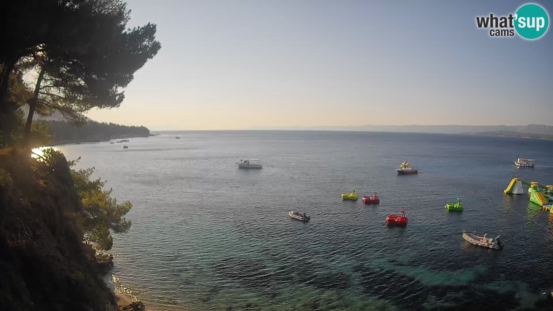 Webcam Playa Potočine Bol – Vista en vivo de Borak Beach, Isla de Brač