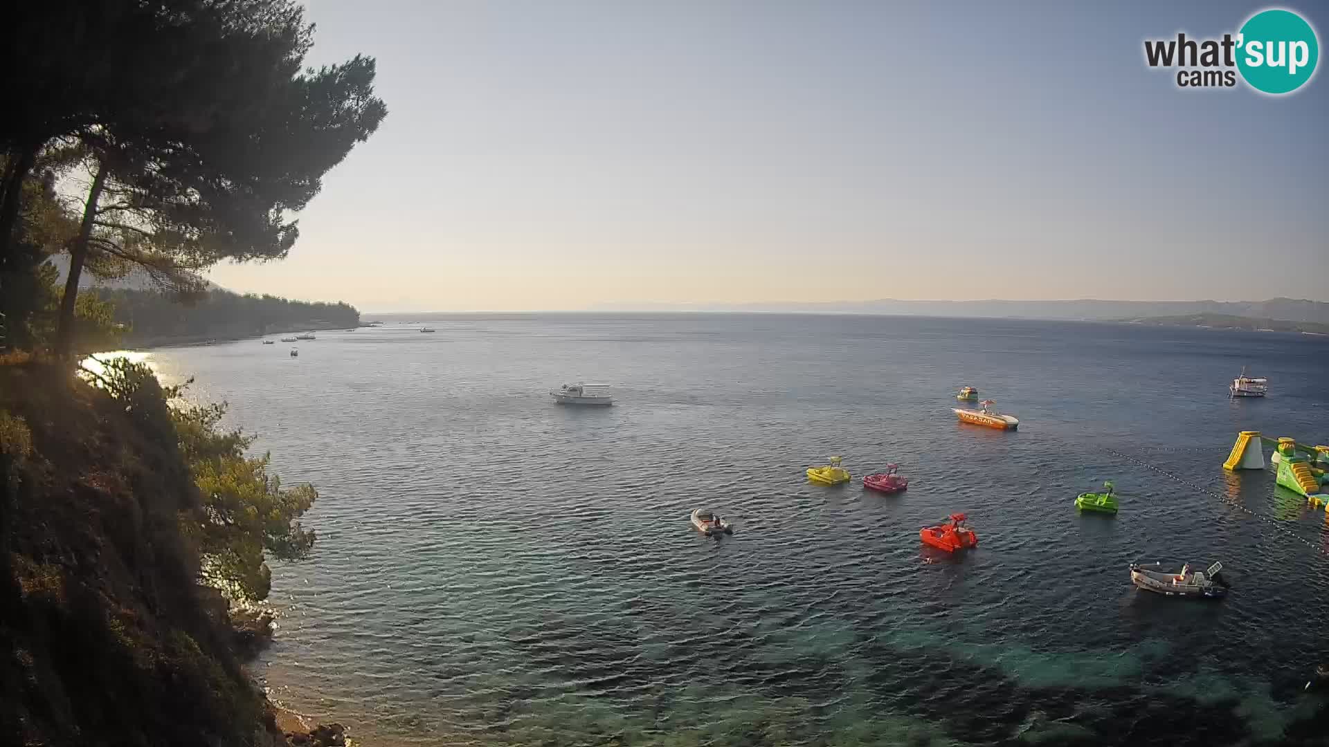 Webcam plage Potočine Bol – Vue en direct sur Borak Beach, île de Brač
