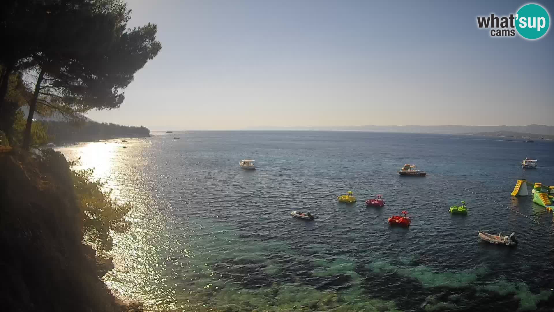 Webcam Strand Potočine Bol – Liveblick auf Borak Beach, Insel Brač