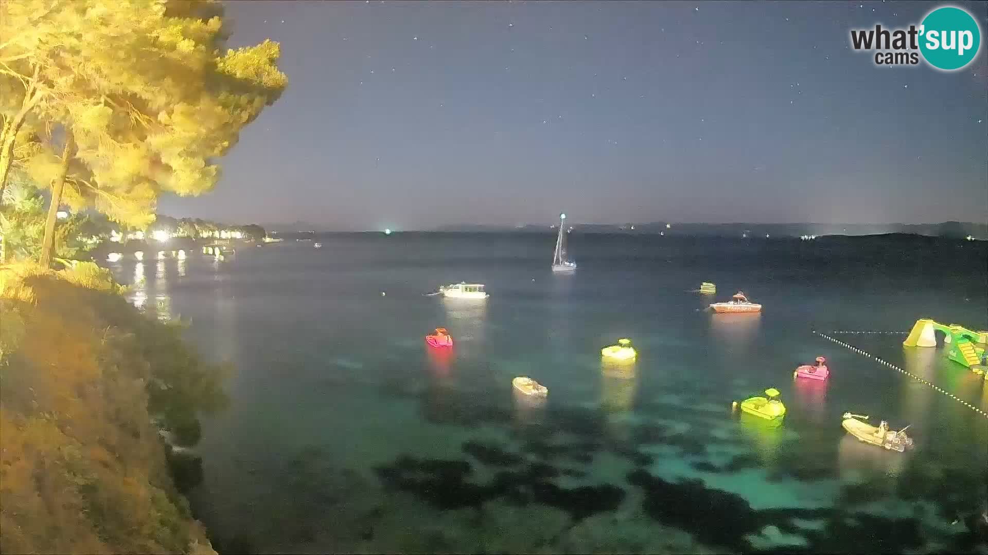 Webcam plage Potočine Bol – Vue en direct sur Borak Beach, île de Brač