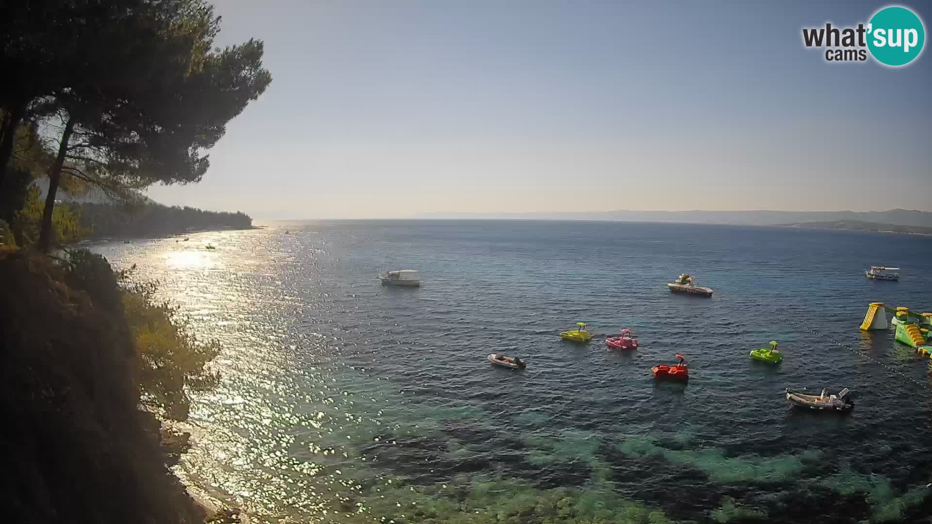 Webcam Potočine Beach Bol – Live View of Borak Beach, Brač Island