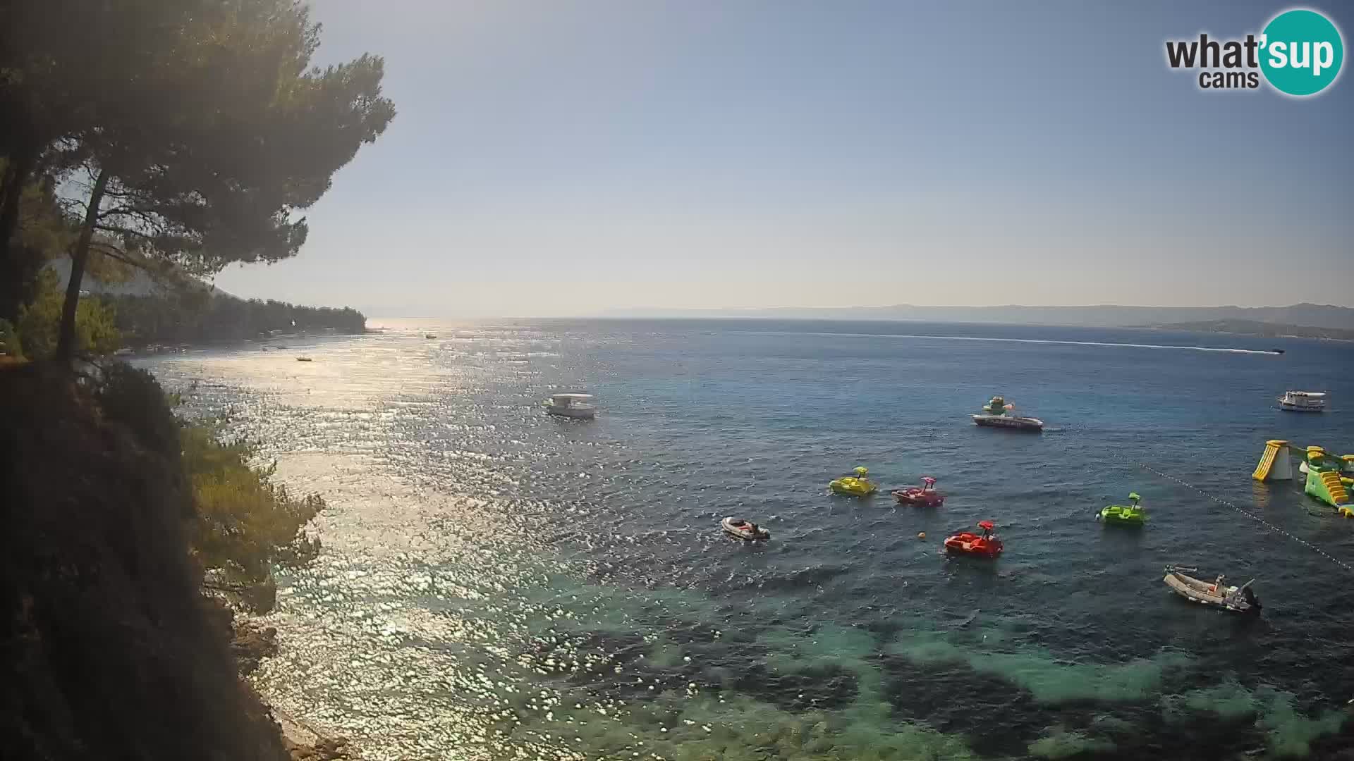 Webcam Potočine Beach Bol – Live View of Borak Beach, Brač Island