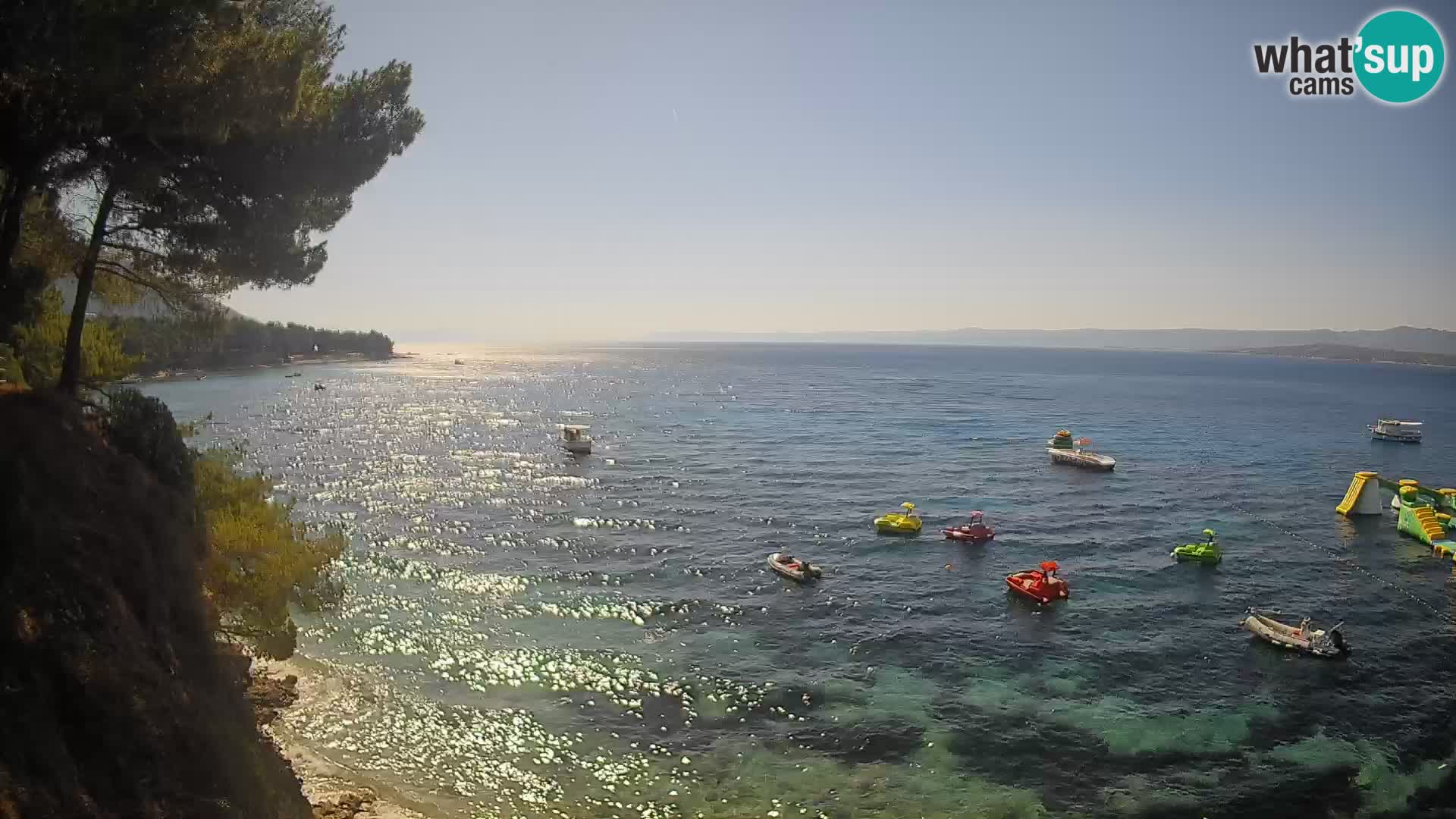 Webcam Playa Potočine Bol – Vista en vivo de Borak Beach, Isla de Brač