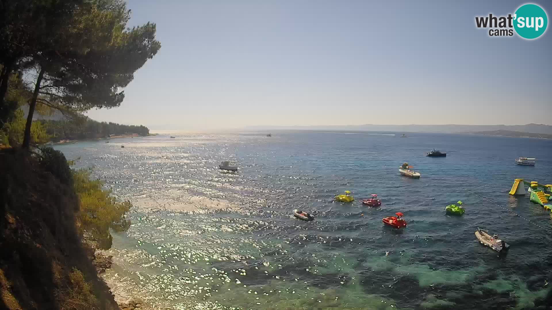 Webcam Strand Potočine Bol – Liveblick auf Borak Beach, Insel Brač