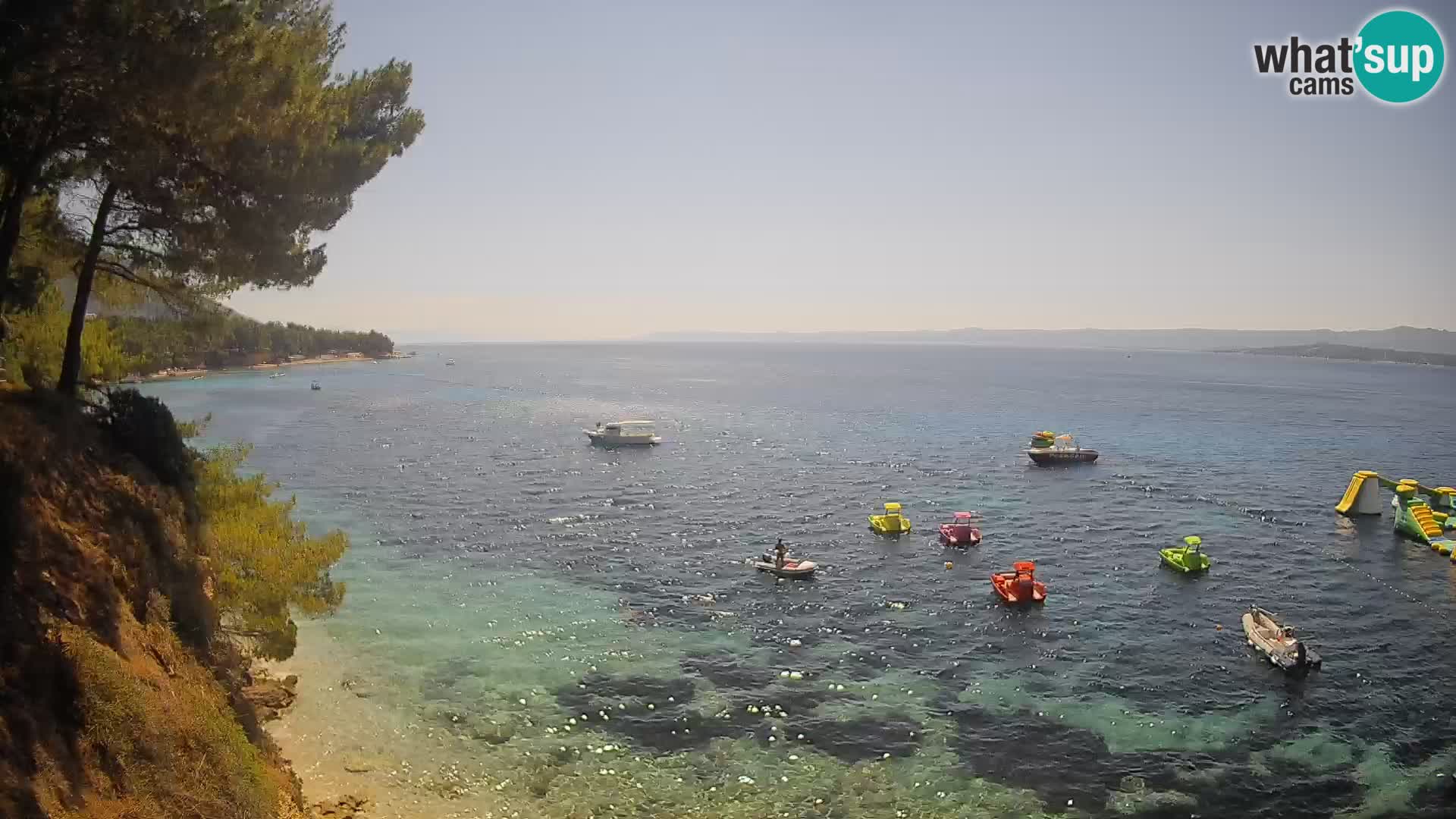 Webcam Potočine Beach Bol – Live View of Borak Beach, Brač Island