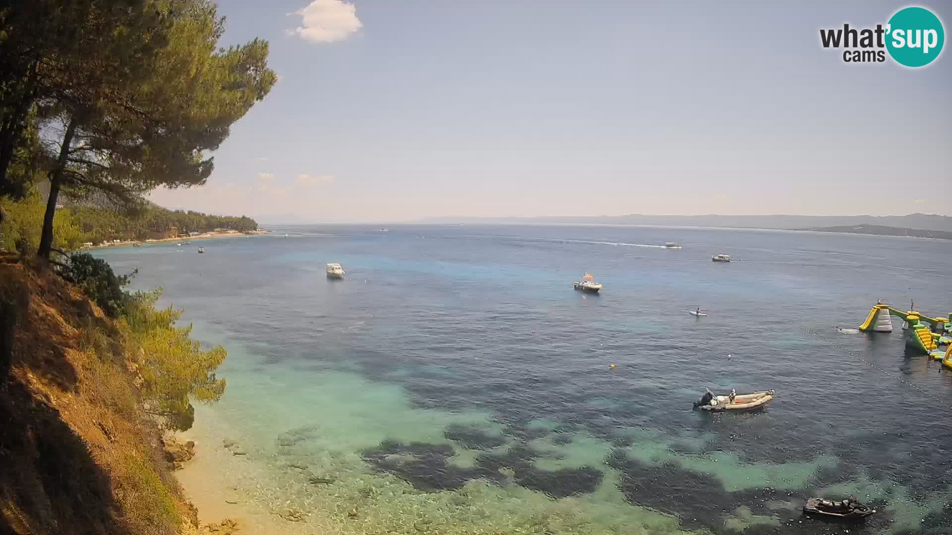 Webcam Potočine Beach Bol – Live View of Borak Beach, Brač Island