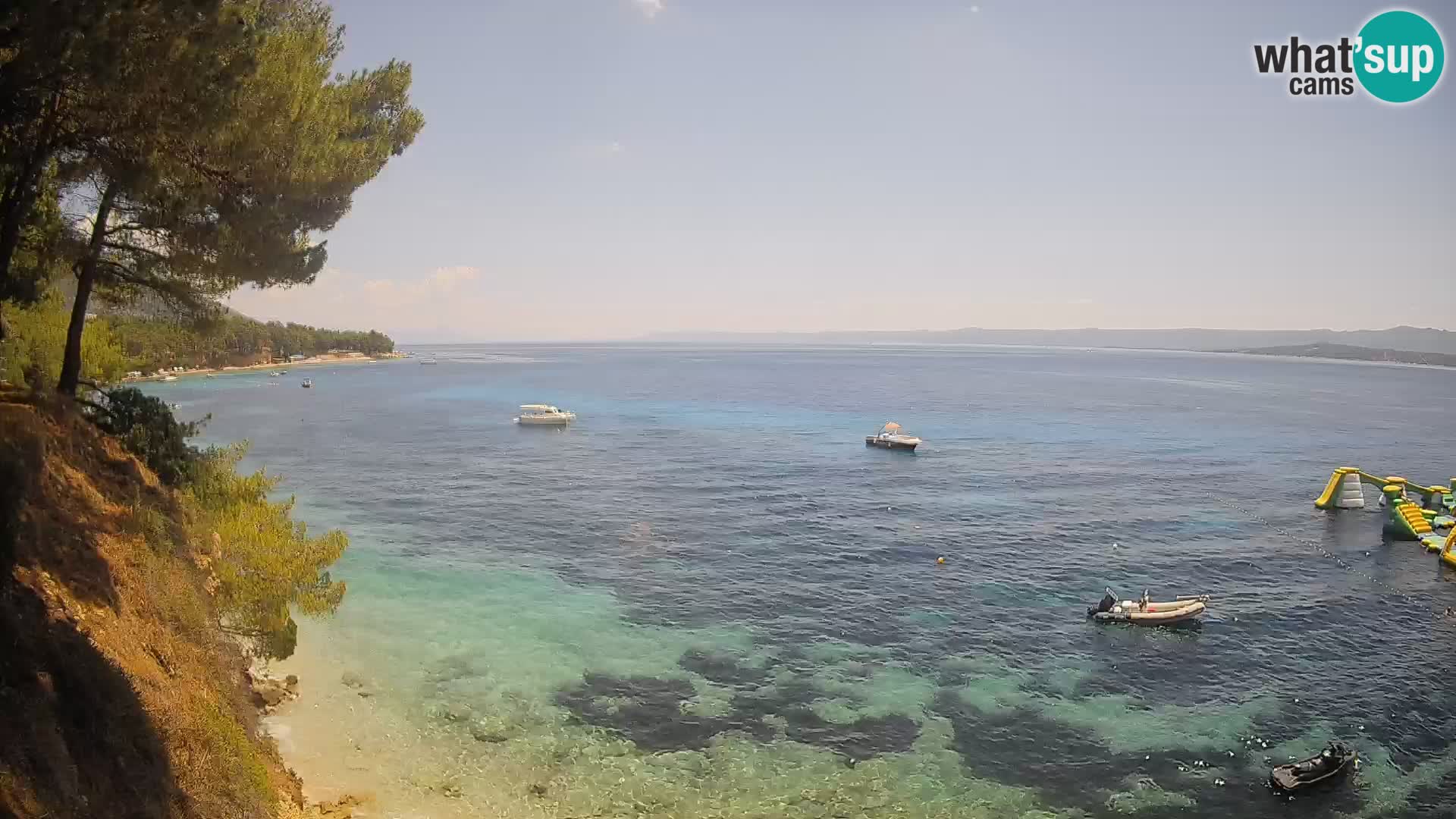 Webcam plage Potočine Bol – Vue en direct sur Borak Beach, île de Brač