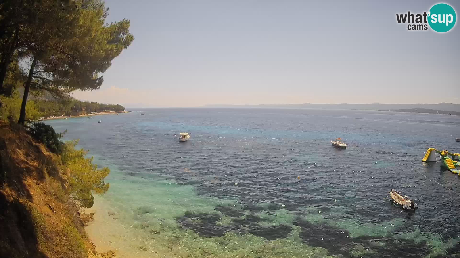Webcam Strand Potočine Bol – Liveblick auf Borak Beach, Insel Brač