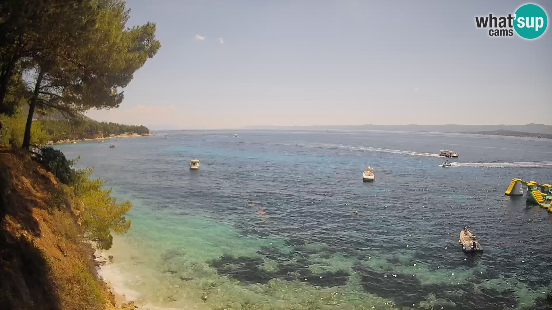Webcam Playa Potočine Bol – Vista en vivo de Borak Beach, Isla de Brač