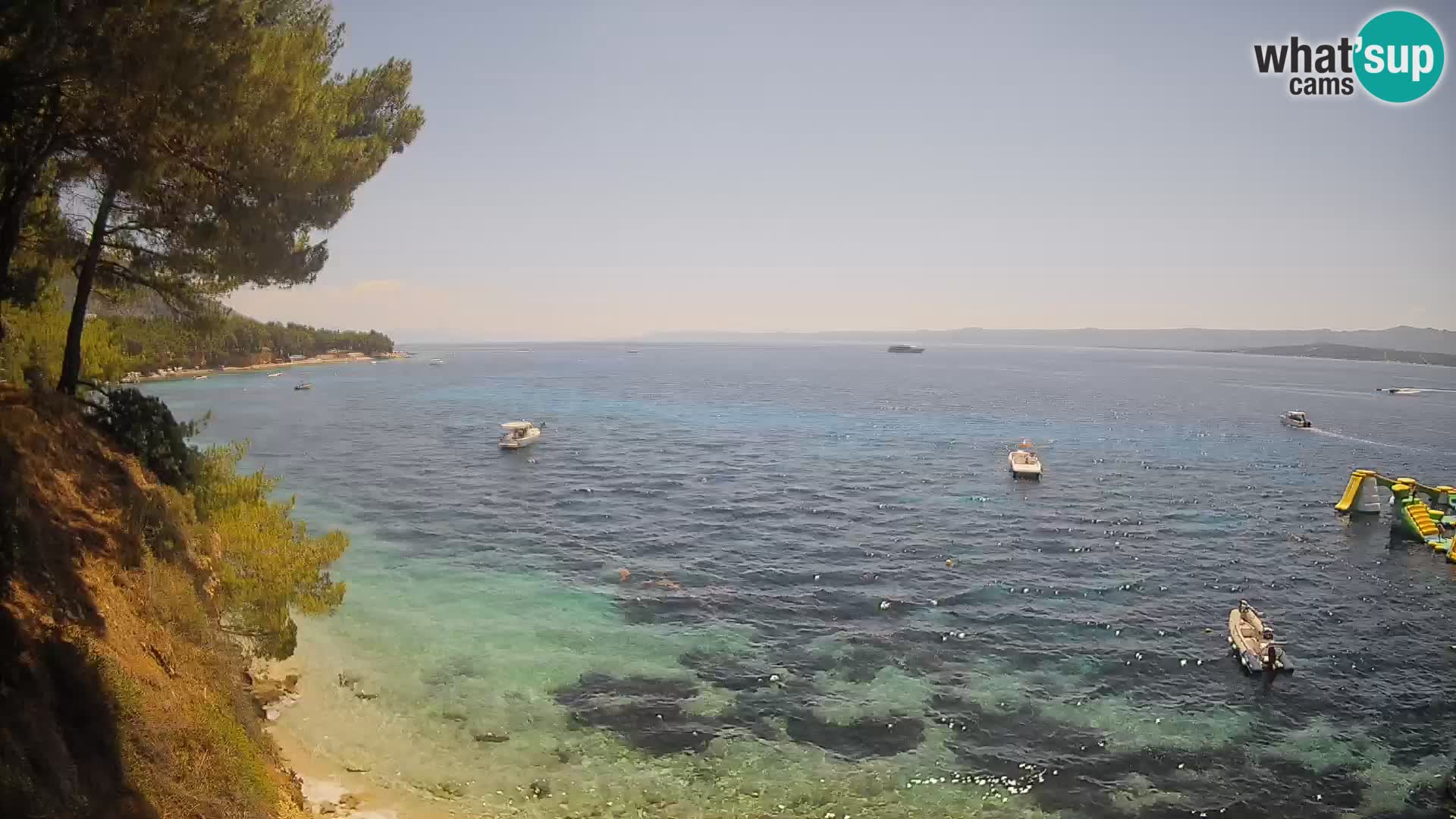 Webcam Playa Potočine Bol – Vista en vivo de Borak Beach, Isla de Brač