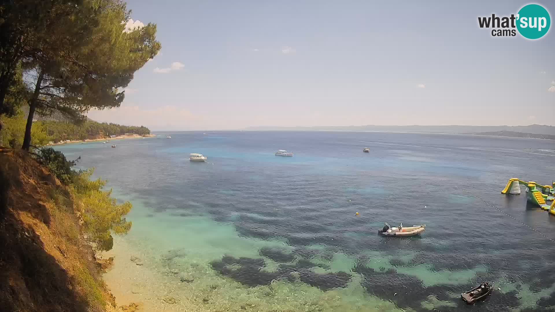 Webcam Playa Potočine Bol – Vista en vivo de Borak Beach, Isla de Brač