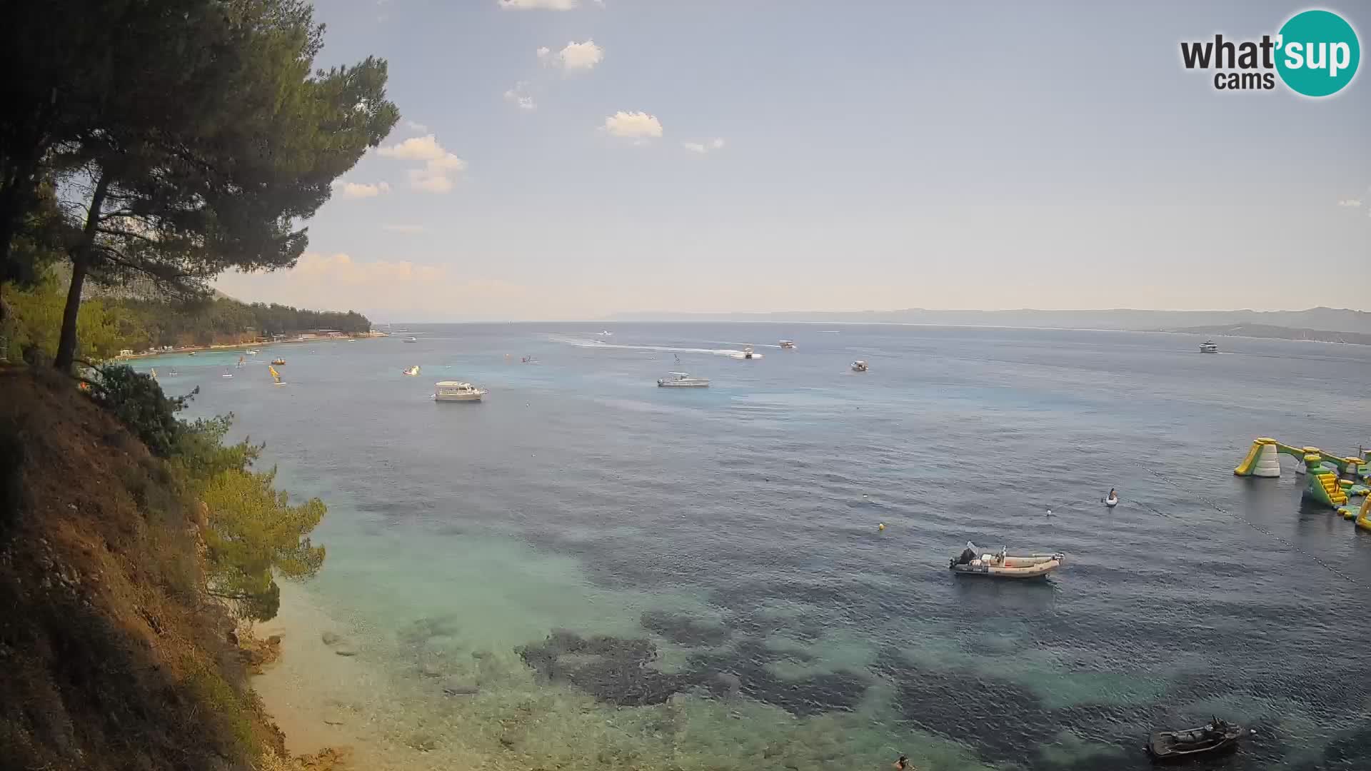 Webcam Potočine Beach Bol – Live View of Borak Beach, Brač Island