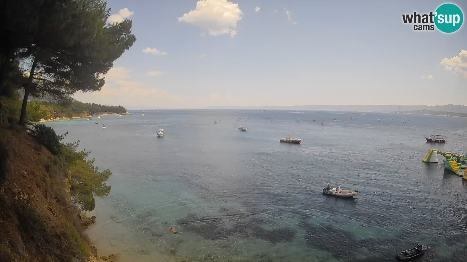 Webcam Potočine Beach Bol – Live View of Borak Beach, Brač Island