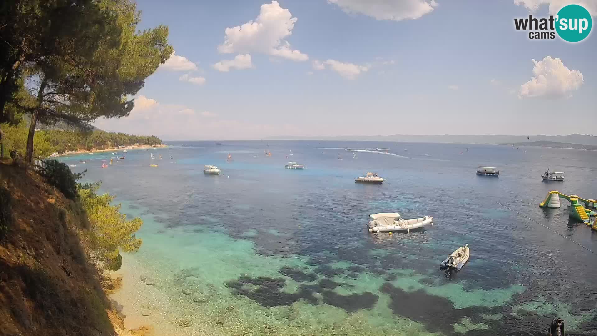 Webcam Strand Potočine Bol – Liveblick auf Borak Beach, Insel Brač
