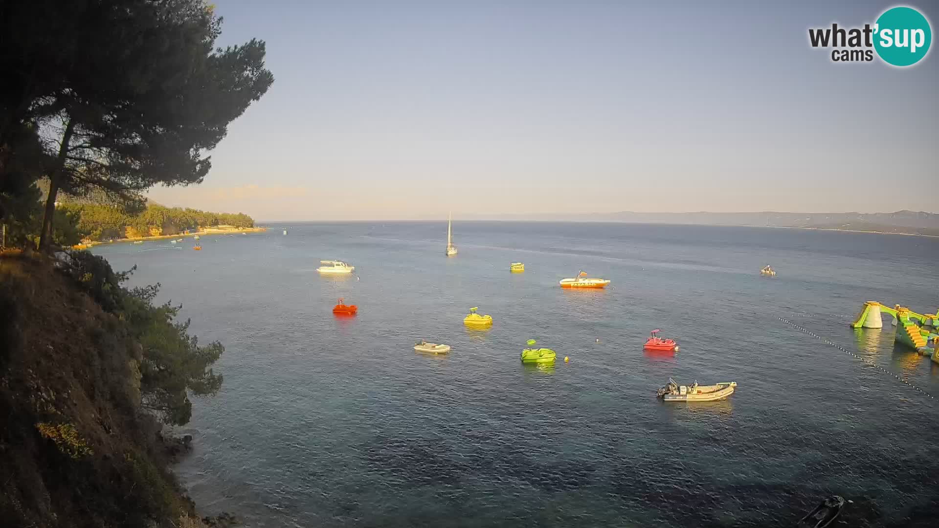 Webcam Playa Potočine Bol – Vista en vivo de Borak Beach, Isla de Brač