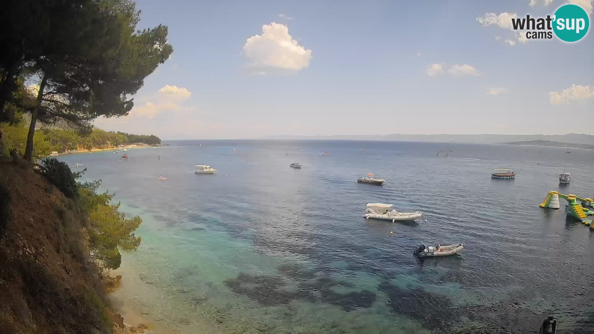 Webcam Strand Potočine Bol – Liveblick auf Borak Beach, Insel Brač