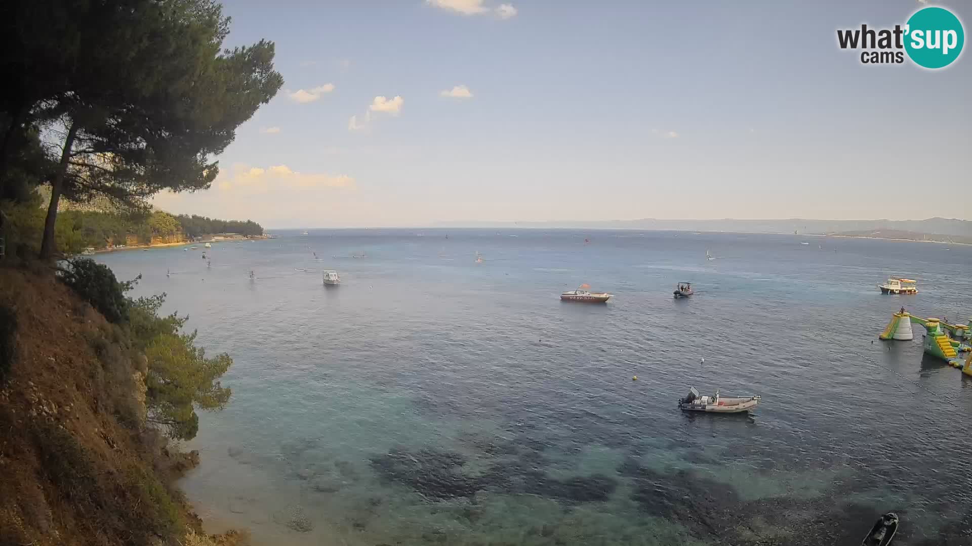 Webcam plage Potočine Bol – Vue en direct sur Borak Beach, île de Brač