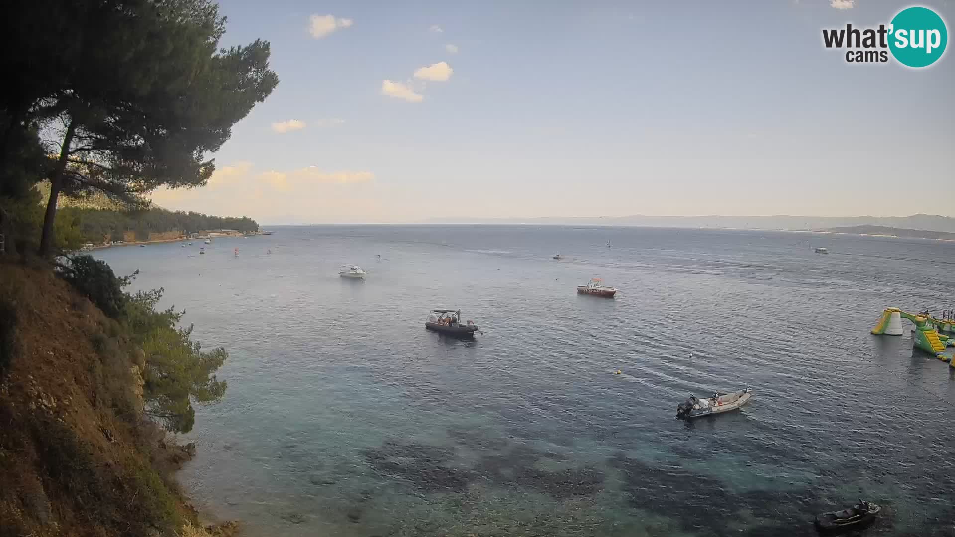 Webcam Spiaggia Potočine Bol – Vista live sulla spiaggia Borak, Isola di Brač