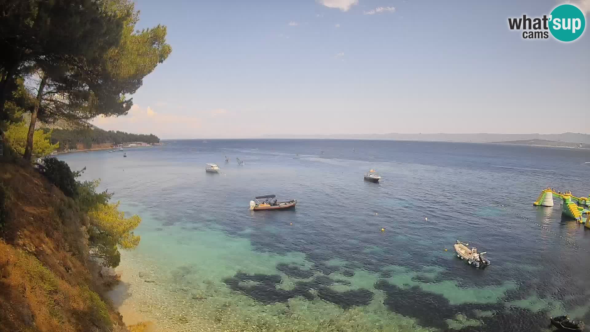 Webcam Playa Potočine Bol – Vista en vivo de Borak Beach, Isla de Brač