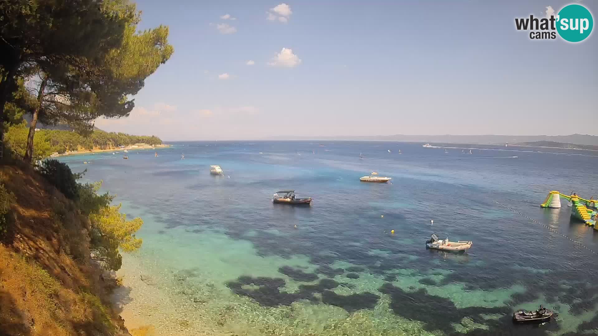 Webcam Playa Potočine Bol – Vista en vivo de Borak Beach, Isla de Brač
