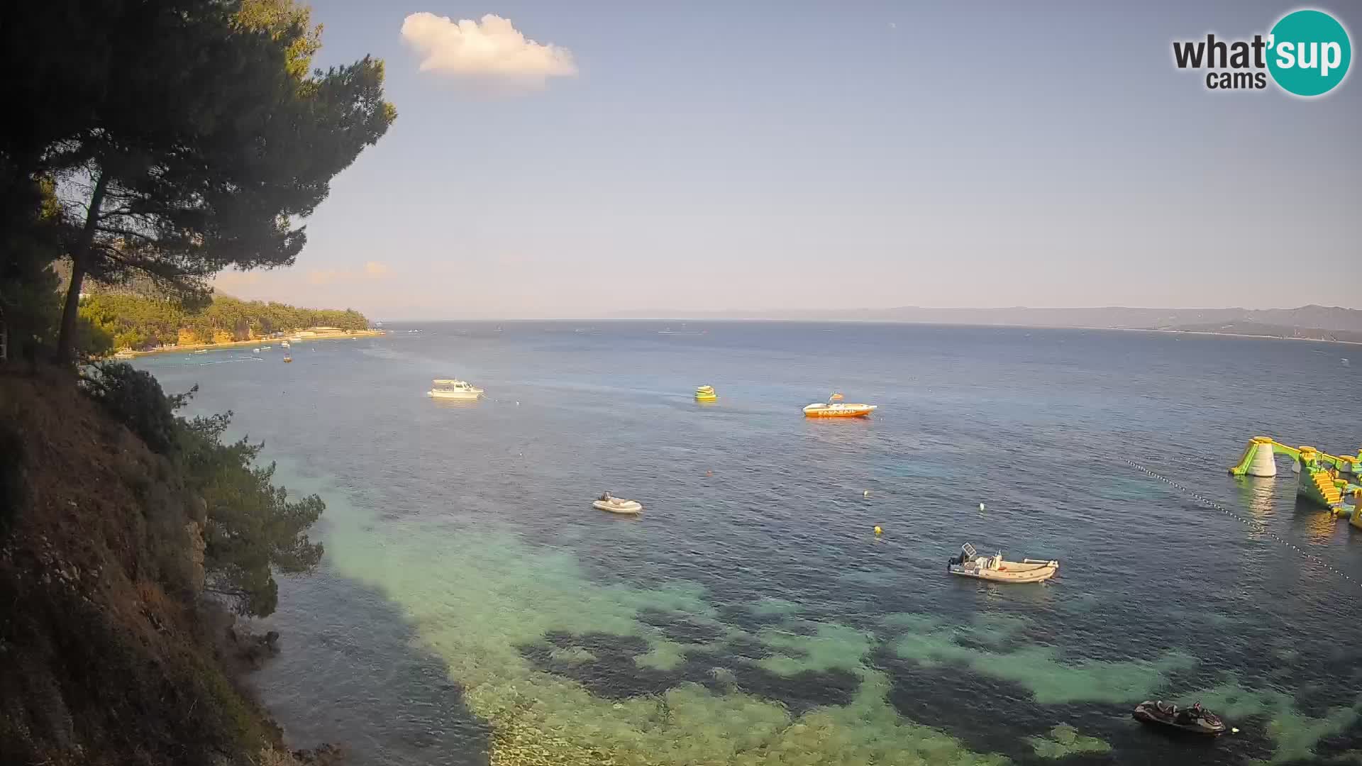 Webcam plage Potočine Bol – Vue en direct sur Borak Beach, île de Brač