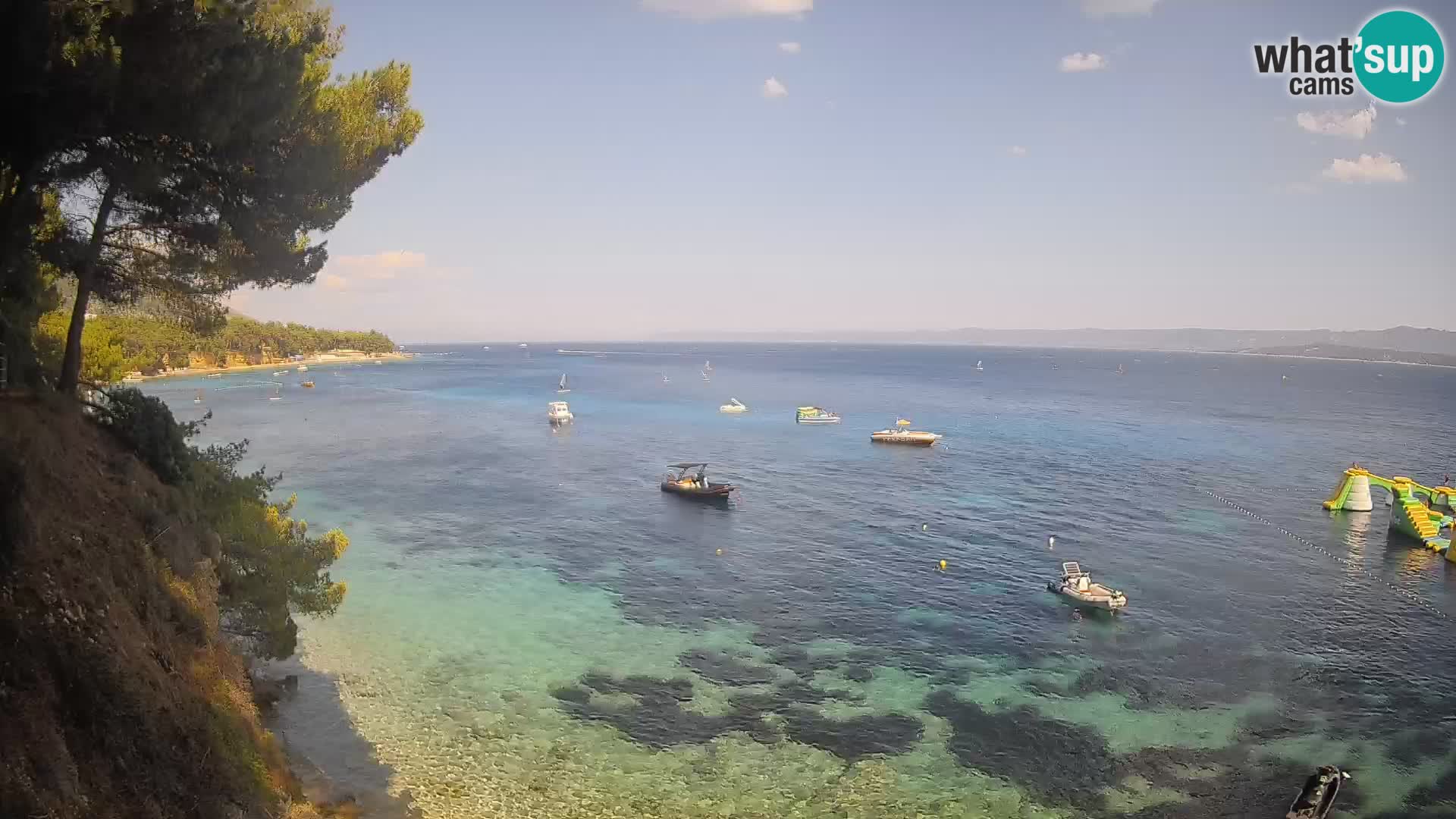 Webcam Strand Potočine Bol – Liveblick auf Borak Beach, Insel Brač