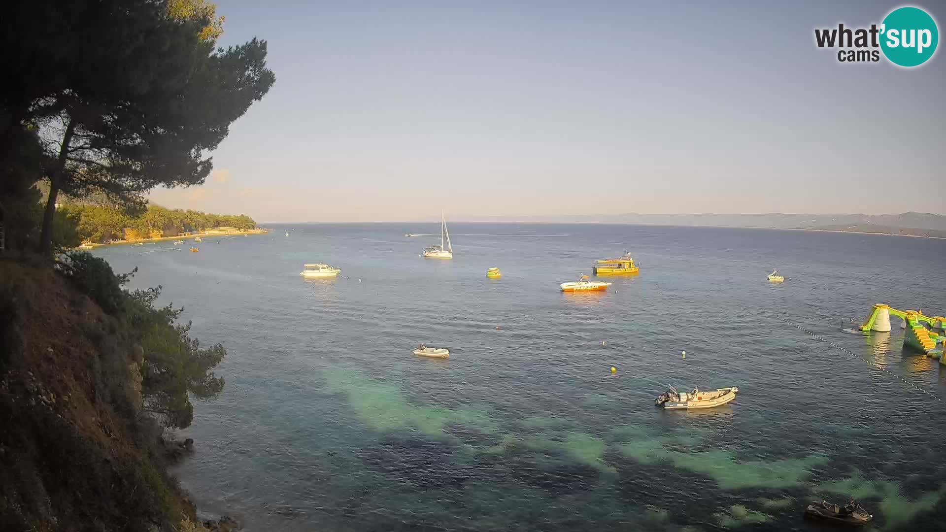 Webcam Playa Potočine Bol – Vista en vivo de Borak Beach, Isla de Brač