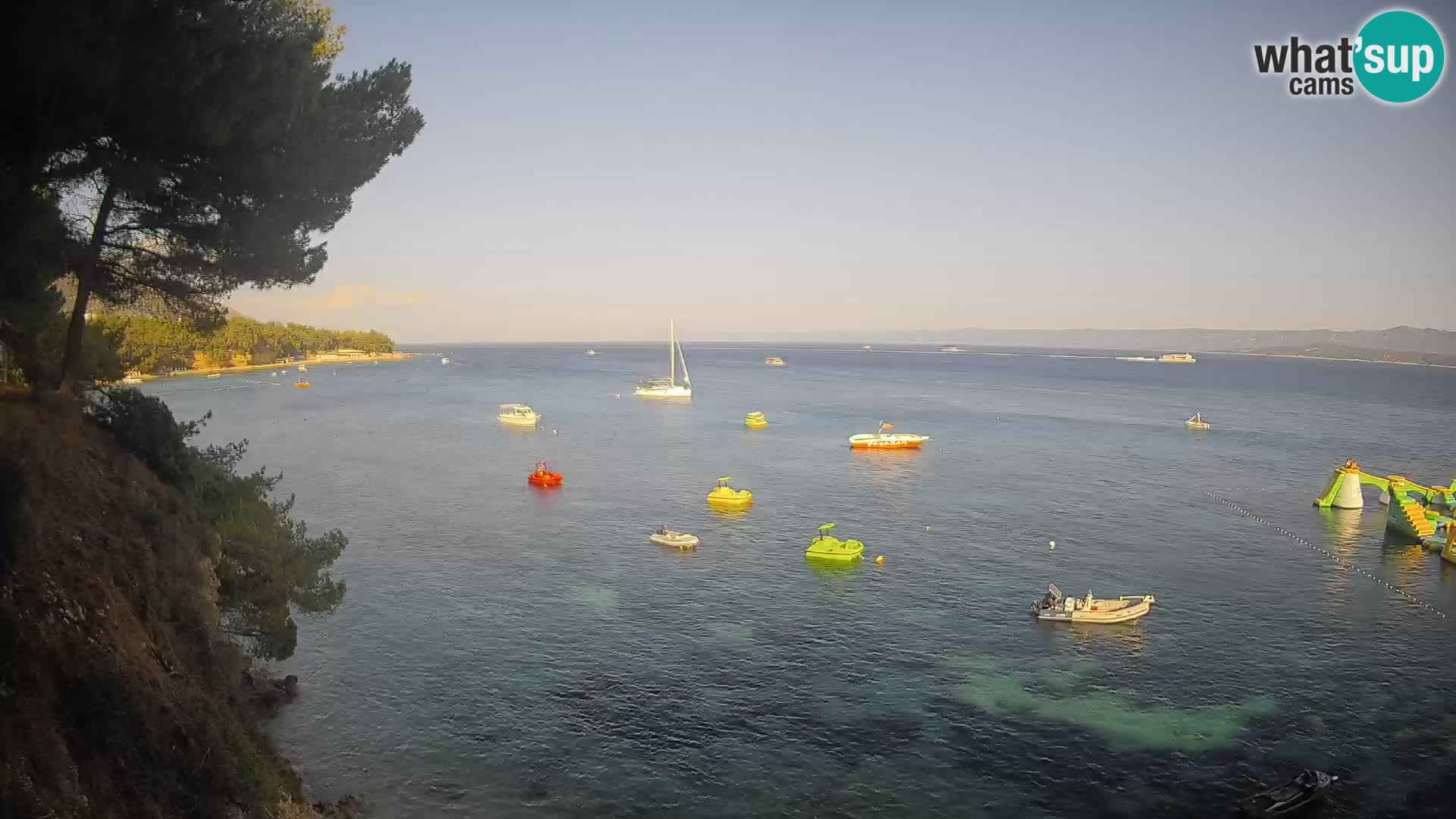Webcam Playa Potočine Bol – Vista en vivo de Borak Beach, Isla de Brač
