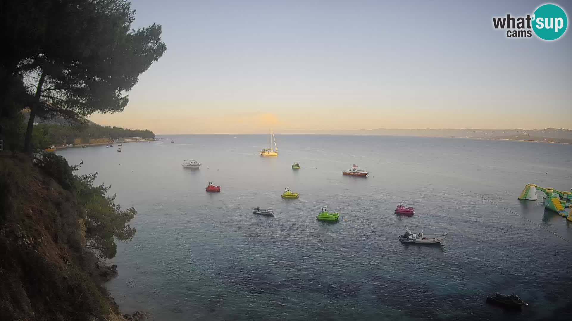 Webcam Strand Potočine Bol – Liveblick auf Borak Beach, Insel Brač
