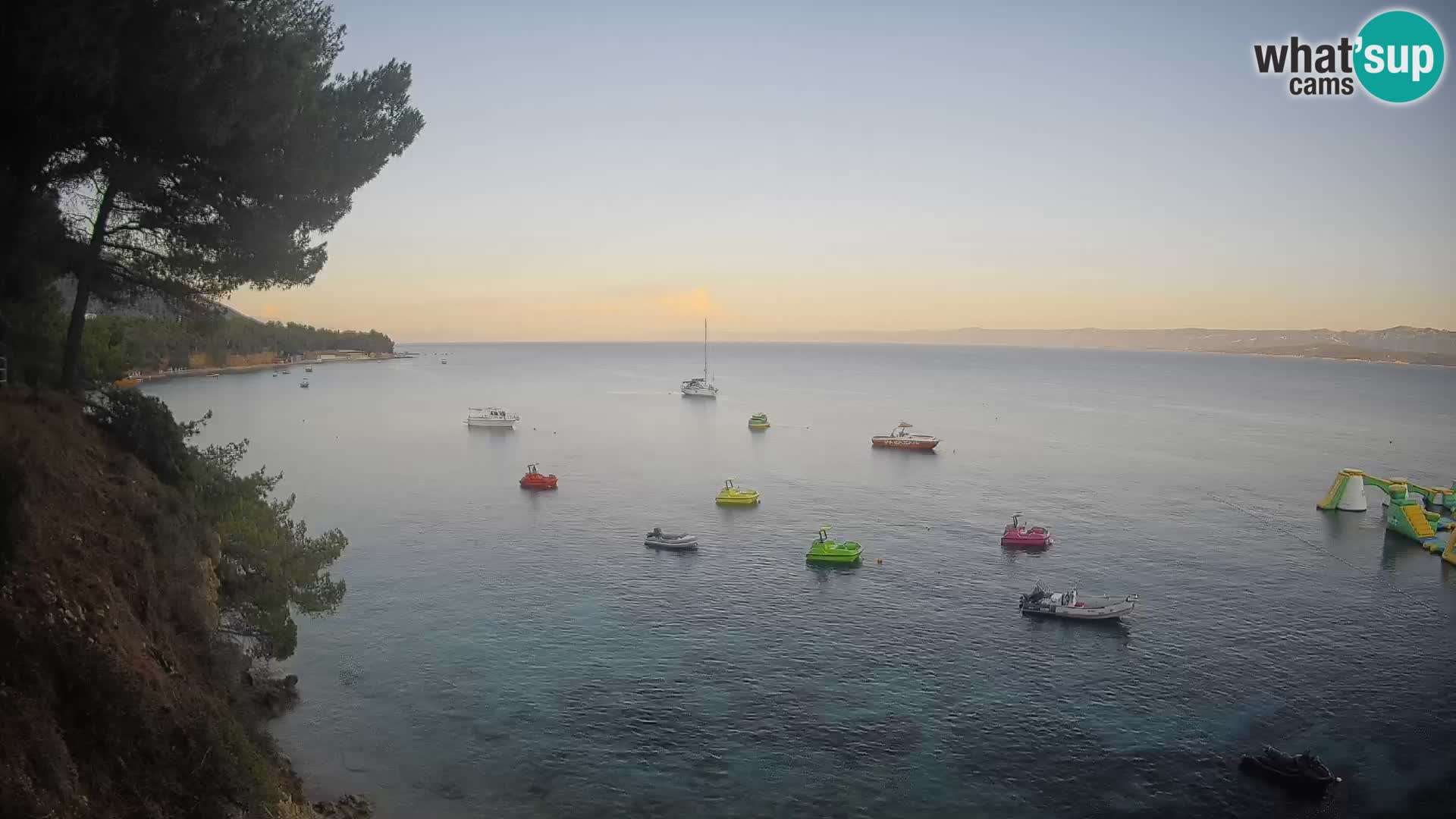 Webcam Potočine Beach Bol – Live View of Borak Beach, Brač Island