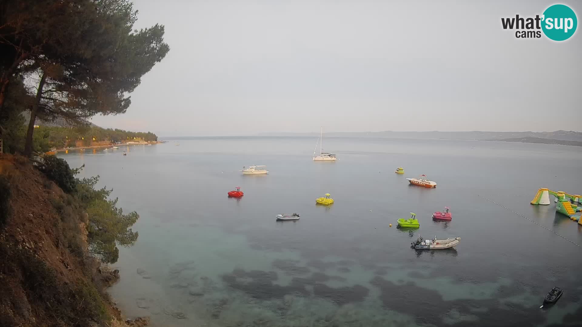 Webcam Playa Potočine Bol – Vista en vivo de Borak Beach, Isla de Brač