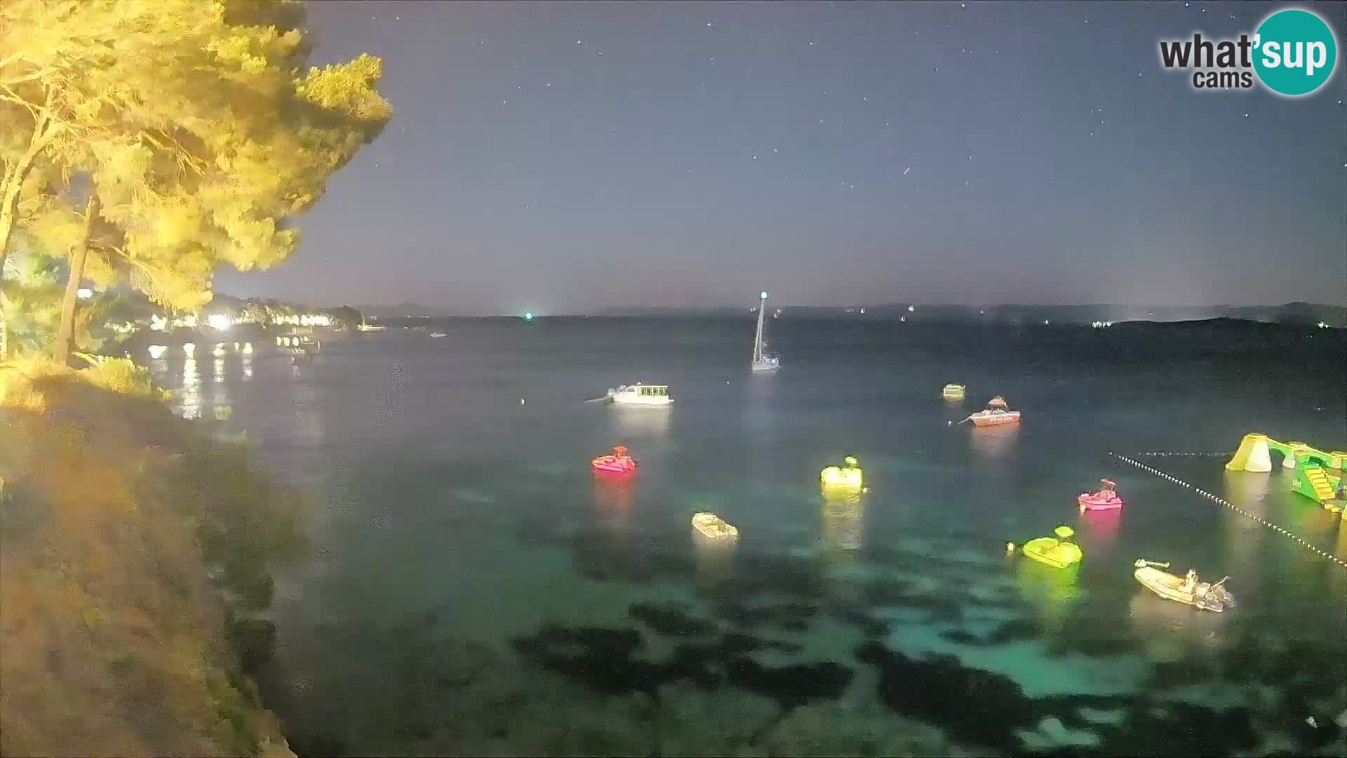Webcam Potočine Beach Bol – Live View of Borak Beach, Brač Island