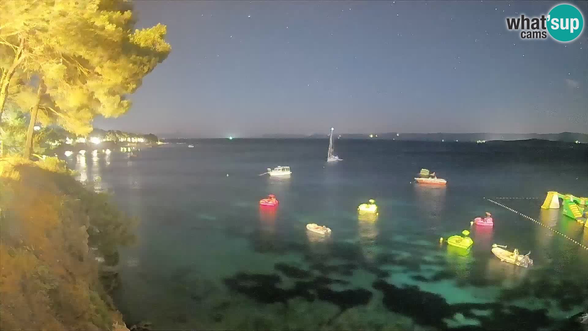 Webcam plage Potočine Bol – Vue en direct sur Borak Beach, île de Brač